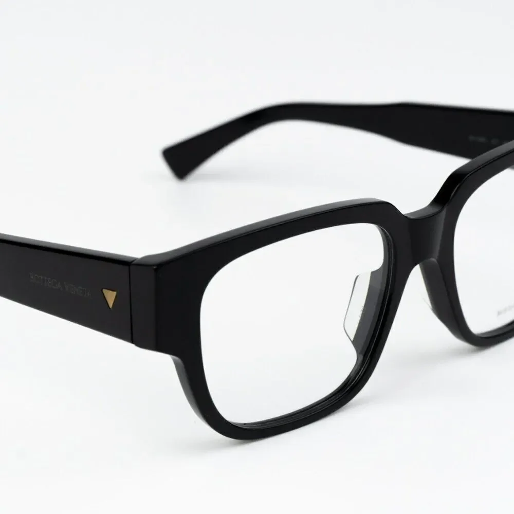 NEW Bottega Veneta BV1289O 001 Black Square Women Eyeglasses